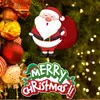 Christmas Decorations Merry Hanging Door Banner Santa Claus Snowman Couplet For Home Xmas Gifts Navidad Year noel 231027