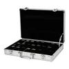 Titta på rutor 24 slot carry case Organize Protect Your Collection Organizer Box för personals saker ly