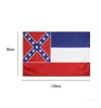 90 * 150 cm Amerika-Banner, Flaggen der Konföderierten, Bürgerkriegsflagge, Polyester, Nationalbanner ZC1611458144