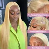 Synthetic Wigs Real 13x4 613 HD Lace Frontal Wig 13x6 Transparent Blonde Front Human Hair Brazilian Bone Straight 231027