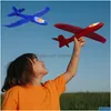 Светодиодные летающие игрушки Ijo Light Airplane Toys17.5 Большой метательный пенопластовый самолет2 Режимы полета Планер Самолет на открытом воздухе для детейПолетный подарок для мальчиков Gir Dhwe4