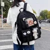 School Bags Japanese Girls Aesthetic Backpack Cute For Student Teens Pockets Kawaii Women Laptop Cartoon