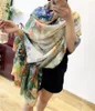 Foulards d'hiver imprimé thermique écharpe en cachemire enveloppes longues femmes mode châle doux léger cagoule bandana