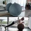 Yoga Balls Premium Ball Koruyucu Kapak Gym Egzersiz Dengesi ve Alt Yüzük Egzersiz Fitness Aksesuarları Y231027