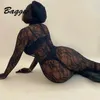 Sexy Set Lace Sexy Mesh See Through Women Bodysuits Porno Nightclub Stripper Wild Seduction Lingerie Jumpsuit Bodycon Zipper Sensual Sex 231027