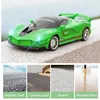 Electric RC Car 1 18 Chargeable RC High Speed 15km h 2 4G Radio Remote Control With LED Light Toys for Boys Girls Vehicle Racing Hobby 231027