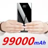Power Bank 99000mAh con caricabatteria portatile a ricarica rapida Power Bank per IPhone 14 13 12 Pro Max Xiaomi HuaWei