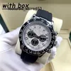 Luxury Watch Clean Factory Rolaxes With Watch 41mm Box Automatisk rostfritt stål Multi-Dial Waterproof Luminous Classic Generous Rubber Strap justerbar