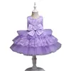 Fille robe de gâteau moelleuse jupe pour vieille robe de noix de chambre pour enfants hôte d'anniversaire enfant