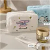 Handtassen Meisjes Fuzzy Cosmetica Handtas Meisje Kuromi Melody Casual Prinses Accessoires Tassen Grote Capaciteit Drop Delivery Baby Kids Matern Dhve7