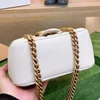 Fashion Designer Bags Crossbody Handbag Luxury Small square bag Famous Marmont Gold Chains Purse Women Flap Wallet With Dust Bag Saddle Handbags Backpack