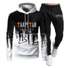 Luxe Trapstar designer Heren Trainingspakken Dames bedrukte letter fleece Hoodie broek Sweatsuit liefhebbers los casual sport jogging trainingspak Maat S/M/L/XL/XXL/XXXL