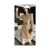 Robes décontractées de base Designer Femmes Classique Vintage Robe en tricot Créateur de mode Pull lettre complète Luxueux senior manches courtes Haut à manches longues NOYA