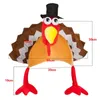 Party Hats Funny Carnival Chicken Leg Hat Christmas Thanksgiving Decoration Turkey Hat Vuxen Carnival Hat Party Festlig Cap 231027