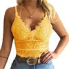 Women's Tanks 2023 Eyelash Lace Strap Wrapped Chest Shirt Top Underwear Ladies Camisole Black White Women Summer Crop 5 Colors