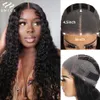 Synthetic Wigs UNice Hair Water Wave Wear Go PreCut 6x45 Lace Closure Wig PrePlucked 13x4 Front Human for Women 231027