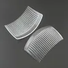 20st 5 0cm 8 5cm 23Teeth Clear Plain Plastic Hair Combs för DIY Hårtillbehör Brudhuvudstycken Transparent Side Combs319i