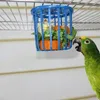 Inne zaopatrzenie ptaków Legendog 1PC Kreatywny wielofunkcyjny klatka wisząca zabawki owocowe karmnik warzywny Papuga i koszyk
