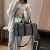 Bags Store Outlet Large Capacity Travel for Women 2023 New Diamond Inlaid Casual Handbag Sports Fitness Package Clothes Luggage Bag