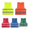 Reflective Safety Supply Wholesale Vest High Visibility Stripe Traffic Vests Construction Building Sanitation Workers Clothing Drop Dhrlu