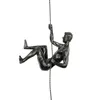 Adesivi murali Sfondo Arrampicata Uomo Resina Filo di ferro Appeso Decorazione Scultura Figure Creativo Retro Presente Statua Decor #M1