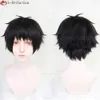 Catsuit Costumes Anime My Dress Up Darling Cosplay Wigs Gojo Wakana Short Black Heat Resistant Synthetic Hair Halloween + Wig Cap