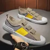 Dress Shoes Men's Vulcanized in Designer Sneakers Breathable Men Loafers Canvas Mocassins Soft Sole Comfortable Casual Flats 231026