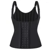 Mulheres Shapers XXS -6XL Gancho Ajustável Cintura Trainer 25 Aço Desossado Slimming Corset Workout Cinturão Colete Látex Mulheres Corpo Shaper Plus Size