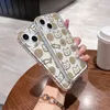 Cell Phone Cases Cartoon cute cat fish transparent phone case suitable for iPhone 14 Pro Max phone case iPhone 15 13 11 12 X XS XR 7 8 Plus SE 2020 back cover 231026