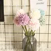 Fleurs décoratives 10 pièces boule de chrysanthème artificielle hortensia en soie maison bureau mariage noël jardin décor en gros