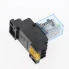 Micro Mini Relay HH53P MY3NJ MY3 11-Pin DC12V/DC24V/DC110V/AC220V Coil General Purpose Intermediate Electromagnetic Power Relay + Socket Base