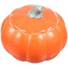 Storage Bottles Ceramic Pumpkin Jar Candy Container Tea Leaf Organizer Canister Containers Sugar Holder Bean Ceramics Sealing Home