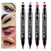 Eye ShadowLiner Combination Liquid Eyeliner Pencil Cosmetics Longlasting Versatile Easytouse Precise Application 2in1 Stamp Double Head Makeup 231027