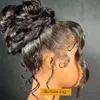 Syntetyczne peruki HD koronkowe perukę 13x6 ludzkie włosy falu frontowe dla kobiet Brazylijskie prekurowane 30 -calowe 13x4 Frontal 5x5 Zamknięcie 231027