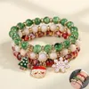 Charm Bracelets Bohemian Stretch Beads for Women Christmas Multilayered Stackable Bracelet Set Girls Multicolor Jewelry Gift 231027