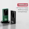 20000mah Power Bank 66W PD20W Fast Charging Powerbank Portable External Battery Pack For iPhone 14 13 12 Xiaomi Huawei Poverbank