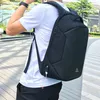 Mochila 15,6 "Homens USB Carregamento Headphone Plug Laptop Bolsa Impermeável Grande Pacote Escolar Dia Útil