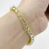 3LCP kedjor mode smycken hiphop halsband pass diamoster 5mm vvs moissanite is ut tenniskedja för män kvinnor