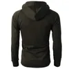 Herrtröjor 2023 Fashion Spring Autumn Long Sleeve Sport Zipper Hoodie Pullover Blouse Topps Soft Jacket Sweatshirt