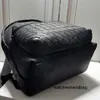 Sac à main de styliste avec logo, sac à dos de voyage en cuir véritable pour hommes, sac à dos tricoté en peau de vache, sac à dos décontracté pour étudiant