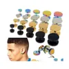 Gold Black Stainless Steel Cheater Faux Fake Ear Plugs Flesh Tunnel Gauges Tapers Stretcher Earring 6-14Mm Bd6Ue254w