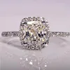 Size5 6 7 8 9 10 Victoria Weick Jewelry 925 sterling silver filled White sapphire Gem Zirconia gold Women Wedding Engagement band 231R