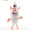 Animaux en peluche 20/30 cm cochon blanc russe Cooper peluches cochon blanc coopéré Booba Buba jouets en peluche poupées d'animaux de dessin animé jouets en peluche cadeau L231027