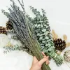Fiori decorativi Foglie di eucalipto con odore gradevole Miscela di decorazioni per doccia artificiale e bouquet di lavanda Piante finte