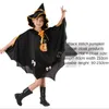 Mantello da strega di Halloween per bambini con cappello a punta Gioco di ruolo in maschera Spettacolo natalizio 230920
