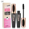 Mascara QIC Waterproof Gruby kręcony silikonowy szczotka do głowy wydłużanie rzęs trwające 24h 4D Zestaw Eyeliner Kosmetyki 231027