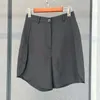 Kvinnors shorts totem lat stil enkel och mångsidig mode casual kostym byxor hem höghus linne linne-blandning