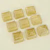 Cadeau Wrap 50pcs Mini Dessert Cake Box Conteneur Transparent Cupcake Pâtisserie Cuisson Boîtes d'emballage Fournitures de fête de mariage Noël 231027