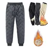 Pantalons pour hommes unisexe laine d'agneau doublé polaire joggeurs bas de jogging hommes hiver chaud pantalons de survêtement légers pantalons 4 1