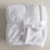 Schlafsäcke Swaddling Born Thermal Soft Fleece Winter Solid Bettwäsche Set Baumwolle Quilt Infant Swaddle Wrap 231026